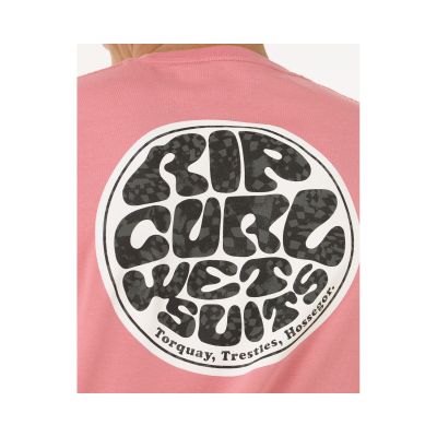 2. Koszulka RIP CURL Wettie Passage Icon Tee turkusowy