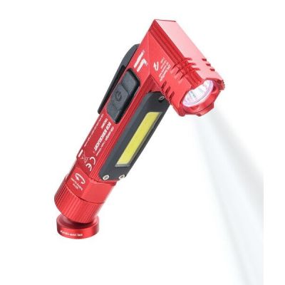 2. TROIKA ECO KNICKLICHT Czerwony Hand flashlight + Headband flashlight COB LED