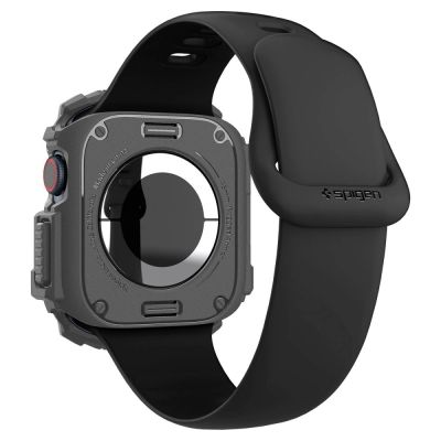 4. Etui Spigen Rugged Armor na Apple Watch 10 46 mm - szare