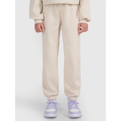 Spodnie dresowe joggery dziewczęce 4F 4FJRAW25TTROF1473-54S