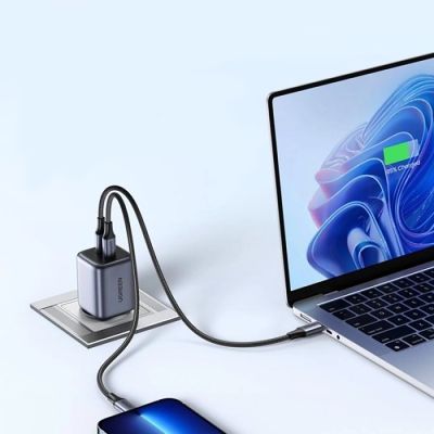 3. Ładowarka sieciowa Ugreen Nexode N Series X525 45W GaN 1x USB-A 1x USB-C - czarna
