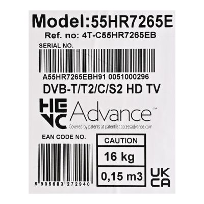 28. Telewizor SHARP 55HR7265E QLED 55" 4K Ultra HD Google TV Dolby Digital Plus DVB-T2 Czarny