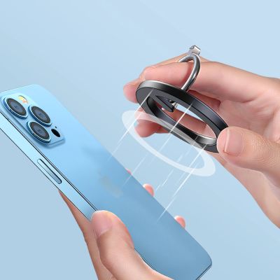 10. Joyroom zestaw wielofunkcyjny magnetyczny uchwyt samochodowy ring podstawka do telefonu czarny (JR-ZS294)