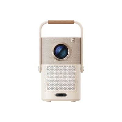 7. Projektor multimedialny Yaber T2 Plus LCD FullHD 1080p z głośnikami JBL - beżowy