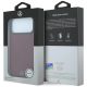 8. Etui Mercedes Leather Semi Wrap Iconic Line MagSafe do iPhone 18 Pro Max / 17 Pro Max - burgundowe