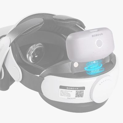 7. Zewnętrzna bateria BoboVR B2 do opasek BoboVR M1 / M2 / M3 5200mAh - biała