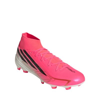 2. Buty piłkarskie adidas F50 Hyperfast League Mid FG różowe KJ6714