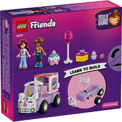 2. LEGO Friends 42675 Samochód dostawczy z tortem w kształcie jednorożca