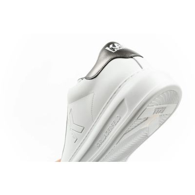 7. Karl Lagerfeld buty męskie sneakersy Kapri skóra naturalna białe