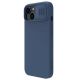 3. Nillkin CamShield Silky Silicone Case etui iPhone 14 Plus pokrowiec z osłoną na aparat niebieski