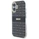 2. Etui DKNY Repeat Texture Pattern With Stripe na iPhone 16 - czarne