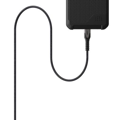 3. Kabel Urban Armor Gear Kevlar - 1,5 m - Błyskawica - USB C - Męski - Męski - Szary