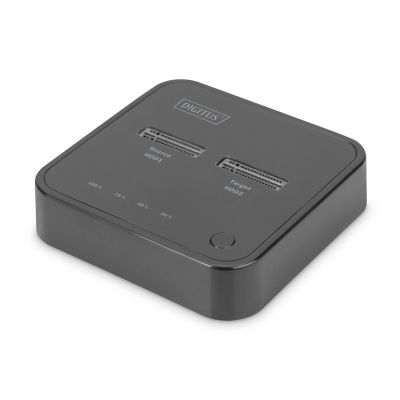 13. DIGITUS STACJA DOKUJĄCA DO SSD M.2 NVME Z FUNKCJĄ KLONOWANIA OFFLINE, USB-C, CZARNA DA-71545