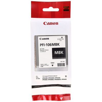 2. Kaseta Canon PFI-106MBK matowy