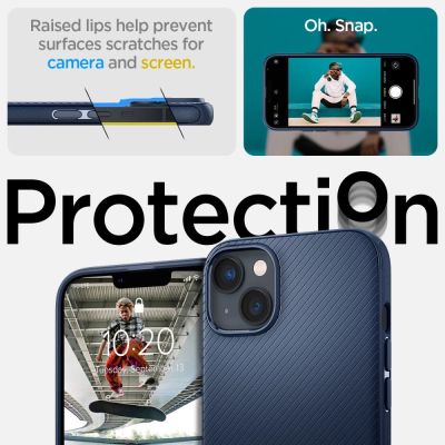 8. Etui Spigen Mag Armor na iPhone 14 Plus - niebieskie