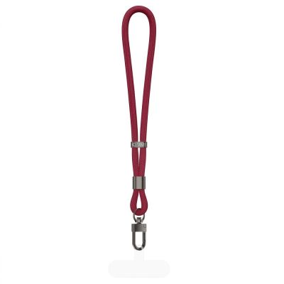 3. Smycz Tech-Protect C11S Rope Wrist Strap do telefonu - burgundowa