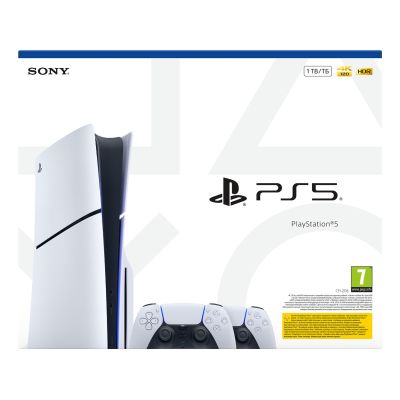 Konsola SONY PS5 Slim 1TB + kontroler white