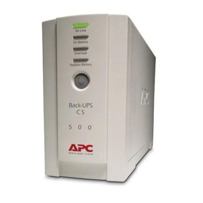 8. APC Back-UPS Czuwanie (Offline) 0,5 kVA 300 W 4 x gniazdo sieciowe