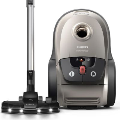 41. Odkurzacz Philips | XD8152/12 | Moc 900 W | Pojemność na kurz 4 L | Perłowy metal