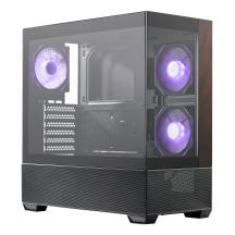 Cooler Master Elite 690 Wood Midi Tower Czarny