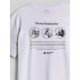 7. T-shirt loose z nadrukiem damski 4F 4FKAW26TTSHF4507-10S