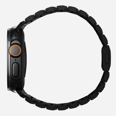 4. NOMAD Titanium Band - tytanowa bransoleta do Apple Watch 46mm/49mm (black hardware) V2