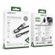 7. Kabel Acefast C13-04 USB-C - USB-A / USB-C 480Mb/s 3A 1.2m - czarny