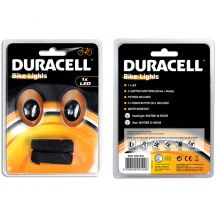 Zestaw Lampek Rowerowych Duracell Front+Rear 1 Led  00919