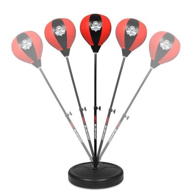 3. Stojąca gruszka bokserska dla dzieci DBX PRO  72 - 102 cm czerwona