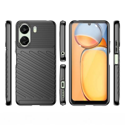6. Pancerne etui Thunder Case na Xiaomi Redmi 13c - czarny