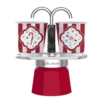 2. Zestaw kawiarki mini express + 2 kubki 5461 BIALETTI