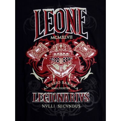 4. T-shirt męski LEONE LEGIO04 czarny "XL"