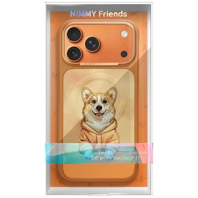 8. Etui Nimmy Gentle Pets Series Dog MagSafe na iPhone 17 Pro Max - pomarańczowe