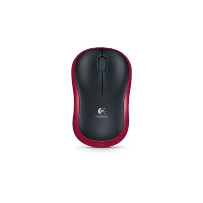 3. Mysz bezprzewodowa Logitech M185 910-002237 (optyczna; 1000 DPI; kolor czerwony)