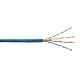 2. Kabel Emiter Net UTP (U/UTP) kat.5e, linka, 4x2x24AWG, PCW, niebieski