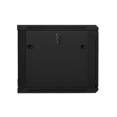 7. Szafa jednosekcyjna Lanberg WF01-6609-10B (9U; 500mm / 600mm / 600 mm; wisząca; Szklane; 19''; kolor czarny)