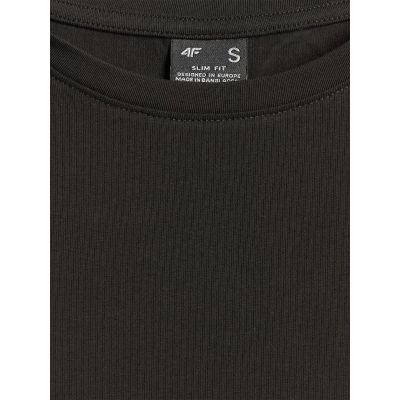 8. Longsleeve slim gładki damski 4F 4FRSS26TLONF658-20S