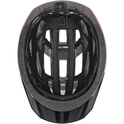 5. Kask rowerowy UVEX I-vo 2 MIPS 56-60cm, cranberry/black matt