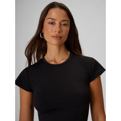 4. T-shirt slim gładki damski 4F 4FRSS26TTSHF4520-20S