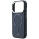 6. Etui Mercedes Leather 3D MagSafe na iPhone 17 Pro Max - granatowe