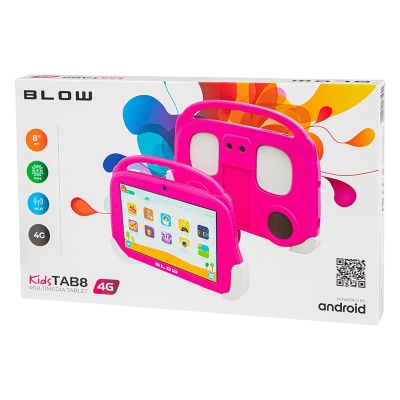 4. BLOW TABLET KIDSTAB8 4G 4/64GB RÓŻOWE ETUI