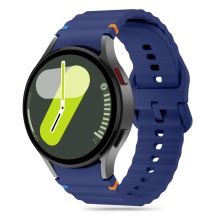 Pasek Tech-Protect Silicone Sport na Samsung Galaxy Watch 4 / 5 / 5 Pro / 6 / 7 / FE - niebieski