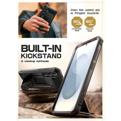 4. Etui Supcase Unicorn Beetle Pro na Samsung Galaxy S25 FE - czarne