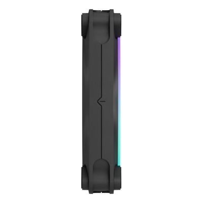 4. Fractal Design Momentum 12 RGB Obudowa komputera Wentylator 12 cm Czarny 3 szt.