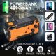 39. Extralink RADIO AWARYJNE SOLARNE Z KORBKA DYNAMO POWERBANK 4000MAH Z LATARKA SOS SR-4000 Przenośny Analogowy Czarny, Pomarańczowy