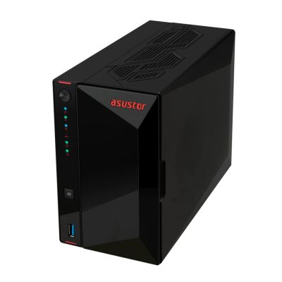 10. NAS Asustor AS5402T; Tower; 2x (3.5" SATA HDD/ 2.5" SSD); Intel Celeron N5105, 4GB DDR4 SODIMM (max. 16GB), 2x 2.5GbE, 4x M.2 2280 NVMe PCIe 3.0, 3x USB 3.2 Gen, 1x HDMI 2.0b