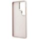 7. Etui Guess 4G Embossed Ring MagSafe na Samsung Galaxy S26 Ultra - różowe