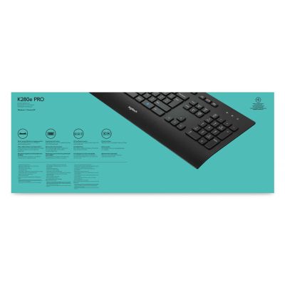 10. Klawiatura Logitech 920-005217 (USB 2.0; kolor czarny)