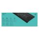 10. Klawiatura Logitech 920-005217 (USB 2.0; kolor czarny)