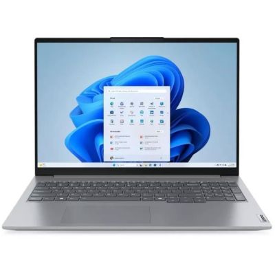 Lenovo ThinkBook 16 G7 ARP AMD Ryzen™ 5 7535HS Laptop 40,6 cm (16") WUXGA 16 GB DDR5-SDRAM 512 GB SSD Wi-Fi 6E (802.11ax) Windows 11 Pro Szary